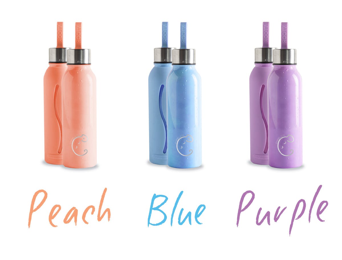 カラーはピーチ、ブルー、パープルの3色