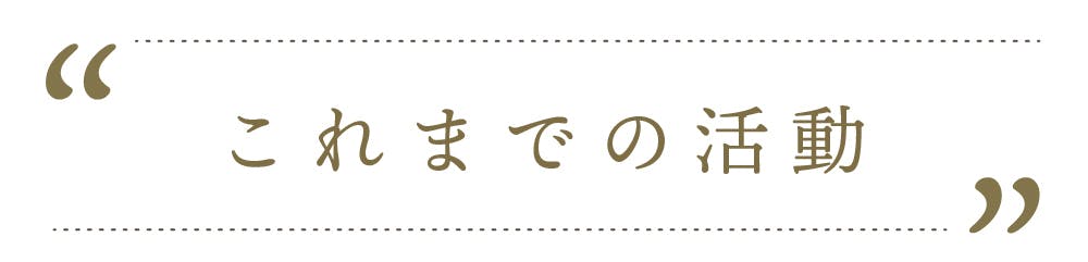 これまでの活動