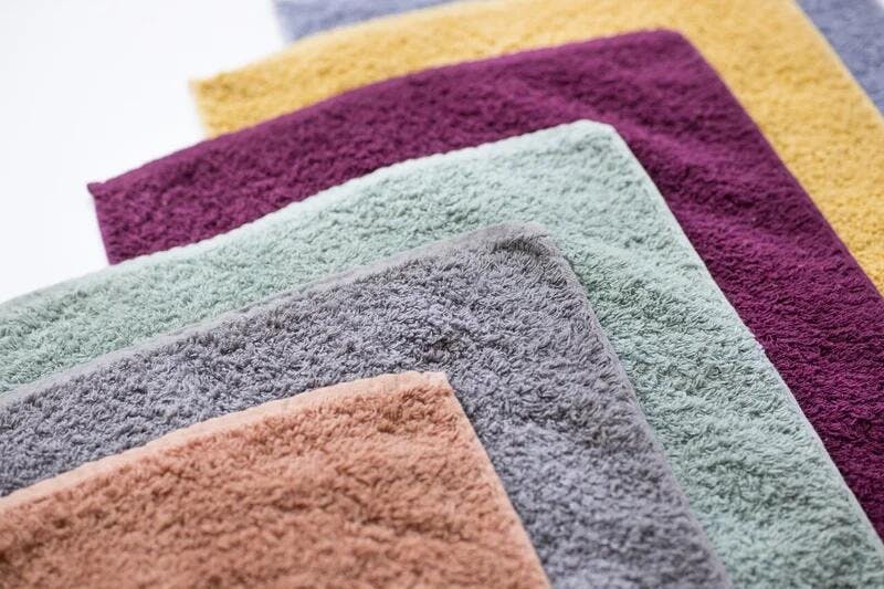 6色のハンドタオル