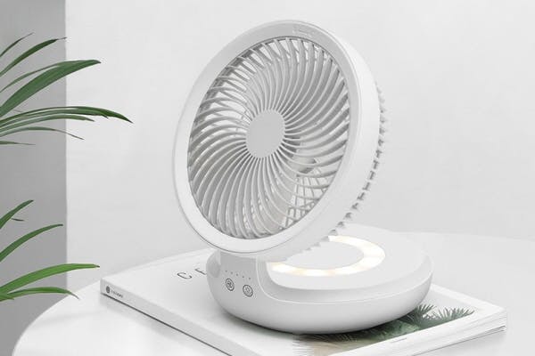 扇風機・サーキュレーター SCY-2117 コードレス超軽量700gサーキュレーター「AIR7 CIRCULAR FAN