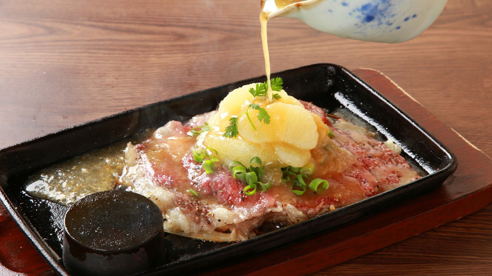 サワーポメロ焼きしゃぶステーキ