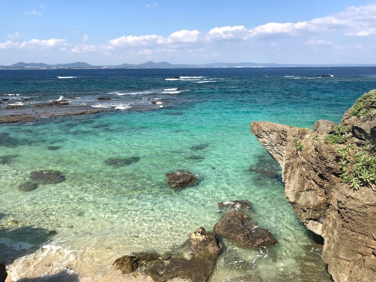 伊計島の綺麗な海