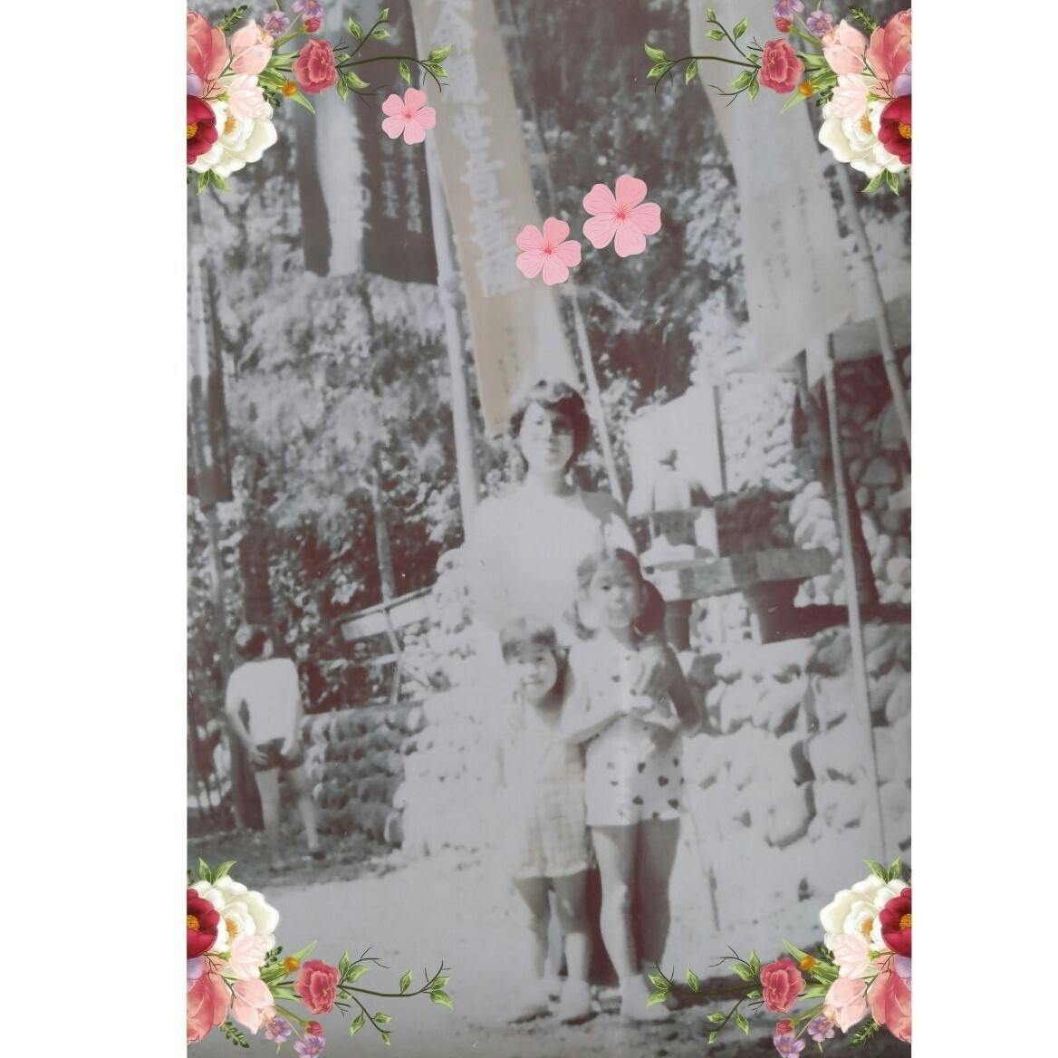 家族でお出かけ　一番小さいのが私