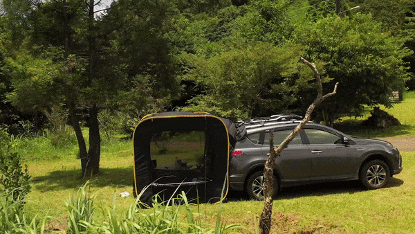 CARSULE カースル テント 車両連結タイプ 車中泊とキャンプがもっと快適に!車に連結できるテントCARSULE