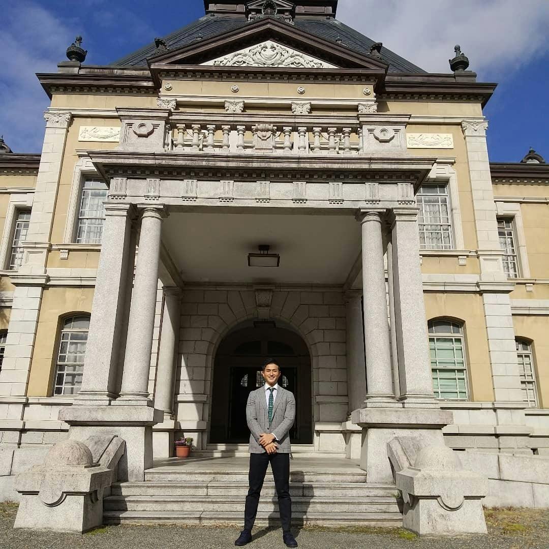 京都府庁の最終出勤日は好天でした。