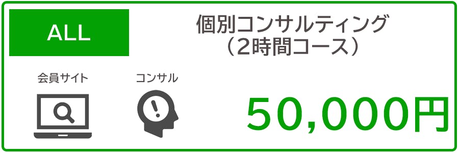 個別コンサルティング（2時間）