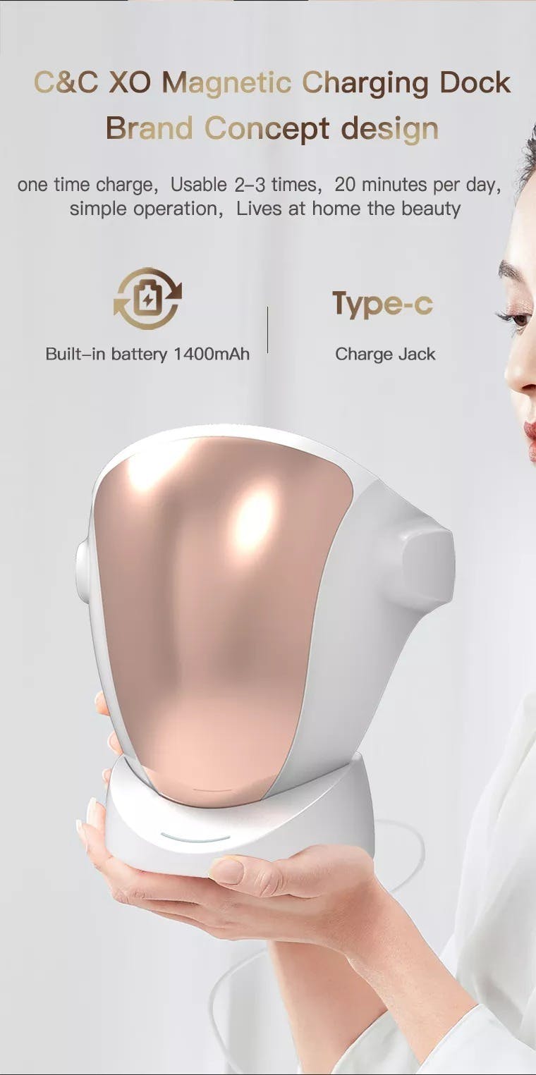 2022 New Korea Beauty Equipment 3 colors Light Therapy Face Led Mask Mascara Facial Led Face Mask