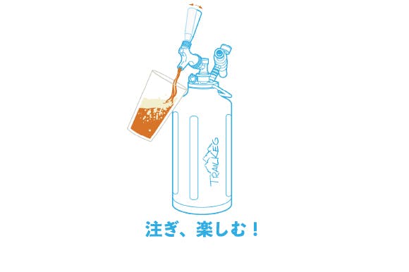 アメリカ発！ポータブルビールサーバーの決定版、TrailKeg［家庭