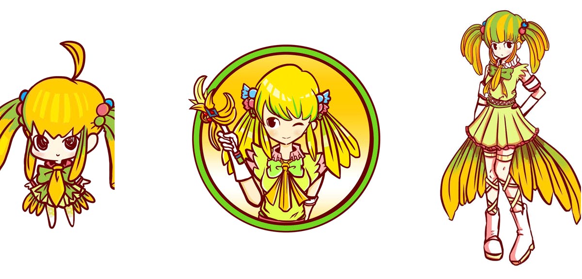 バナナマンキャンディ イラスト