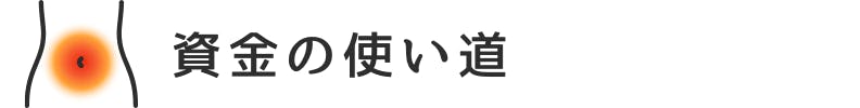 ◆資金の使い道