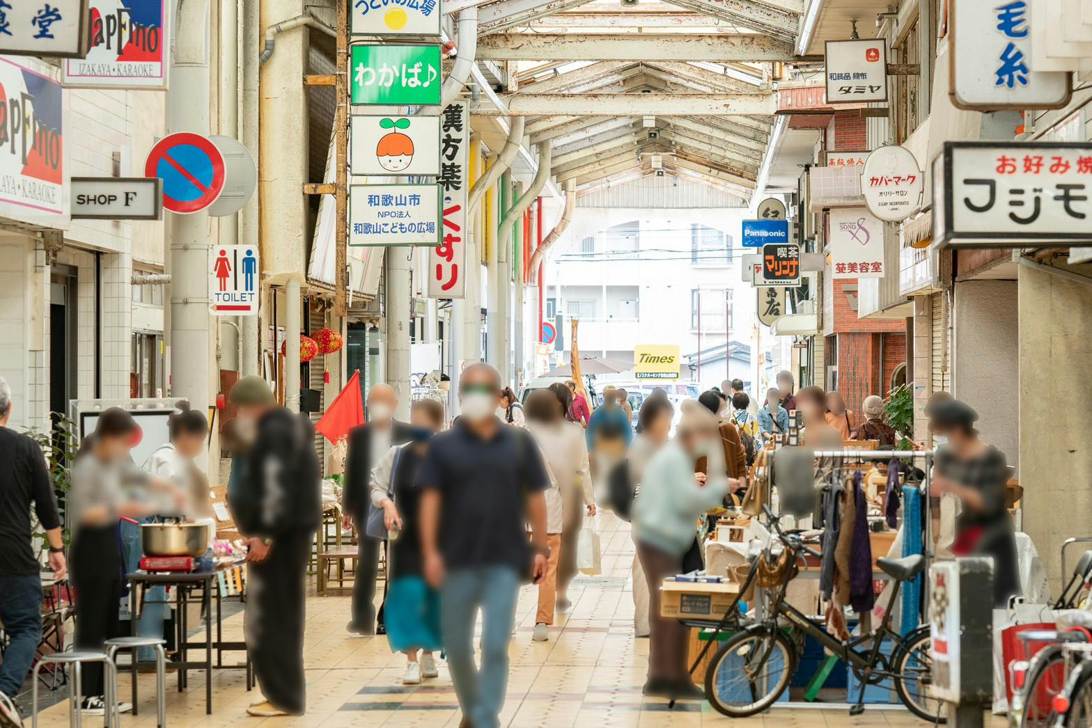 2022年10月に空き店舗・空き地を活用したイベントを開催した時の様子