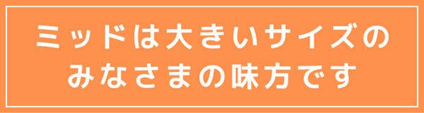 ミッドは大きいサイズの みなさまの味方です