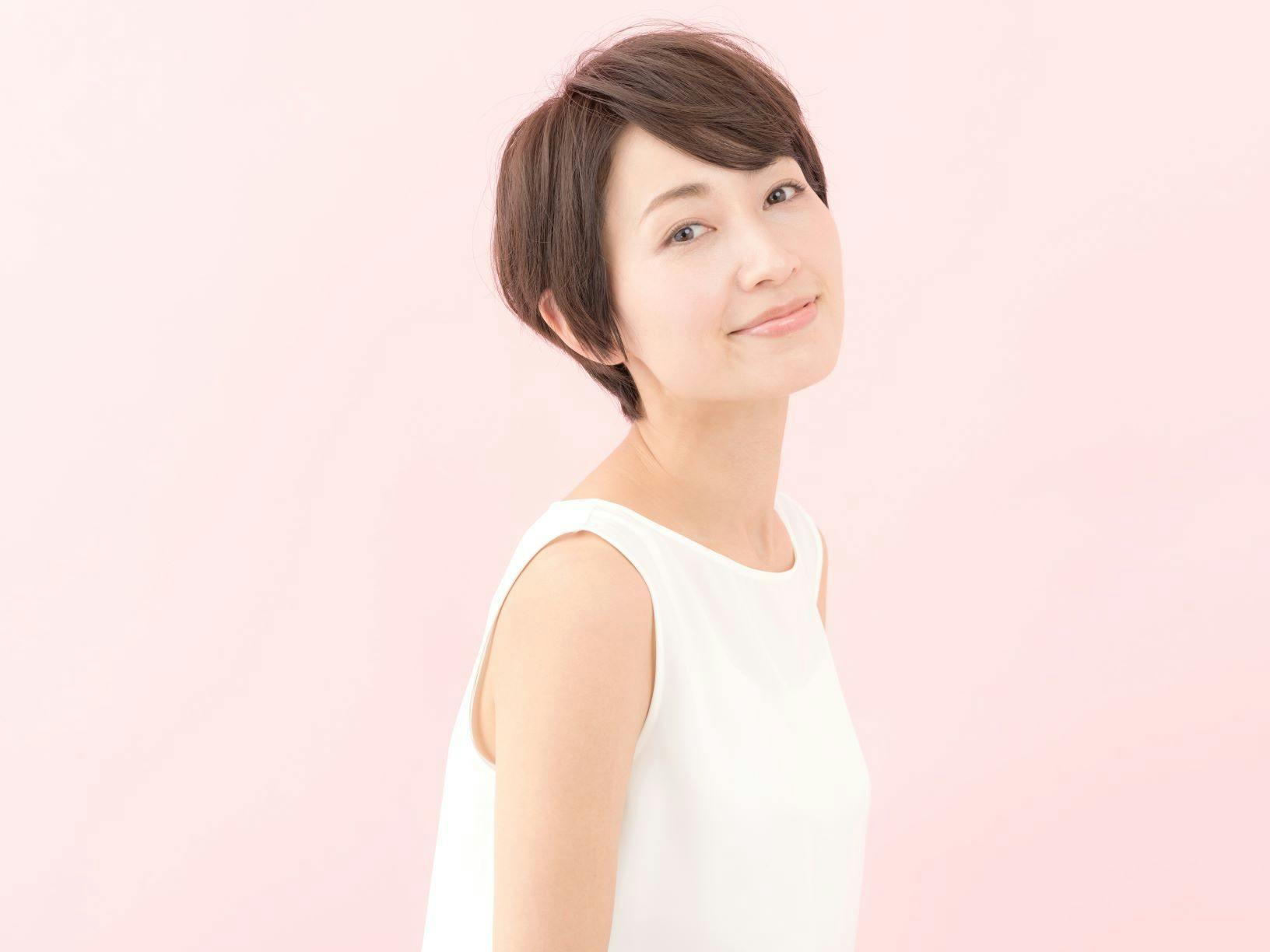 笑顔 女性 すっきり