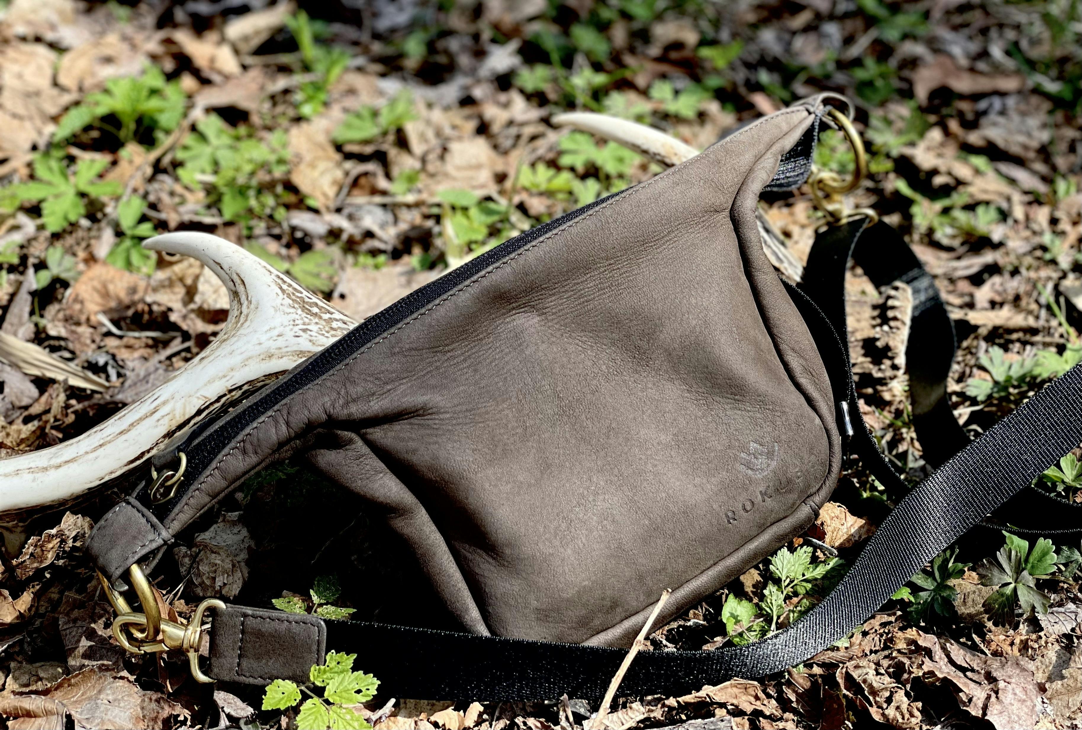 新品 鹿革ミニショルダーバッグ