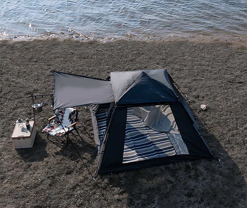 30秒で簡単設置!】快適性を追求したロッジ型キャンプテント|BT01 30秒で簡単設置!】快適性を追求したロッジ型キャンプテント|BT01