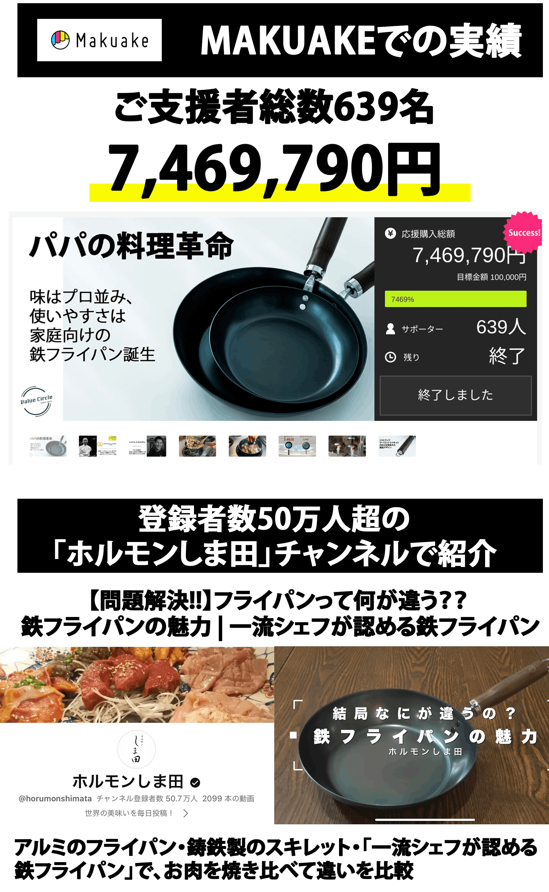 こだわりの角度と深さ、独自技術で軽く焦げ付かない。一流シェフが認める鉄フライパン - CAMPFIRE (キャンプファイヤー)