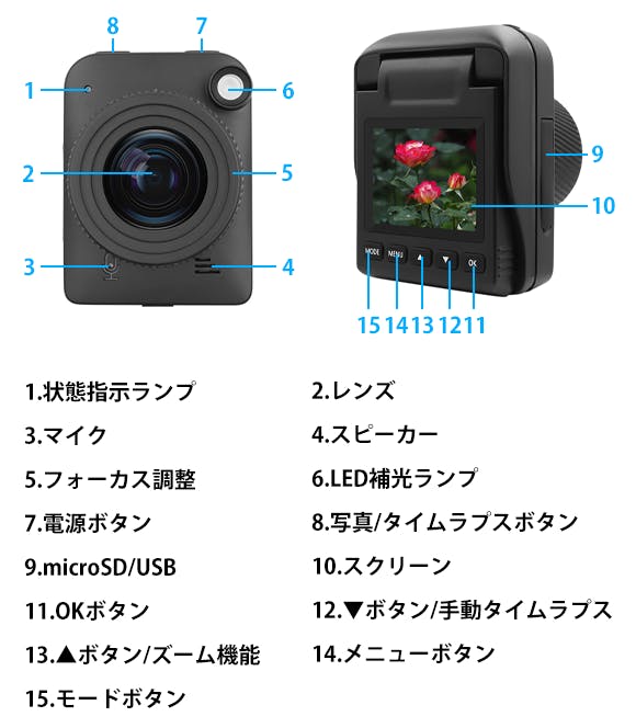 手のひらサイズ。微速度の視点で美しいの瞬間を。タイムラプス