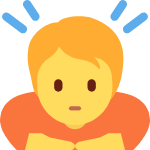 深くお辞儀した人 🙇