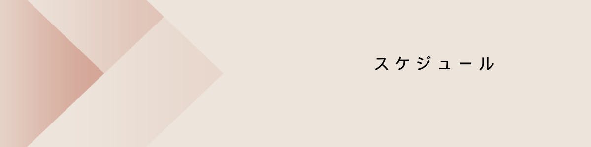 スケジュール