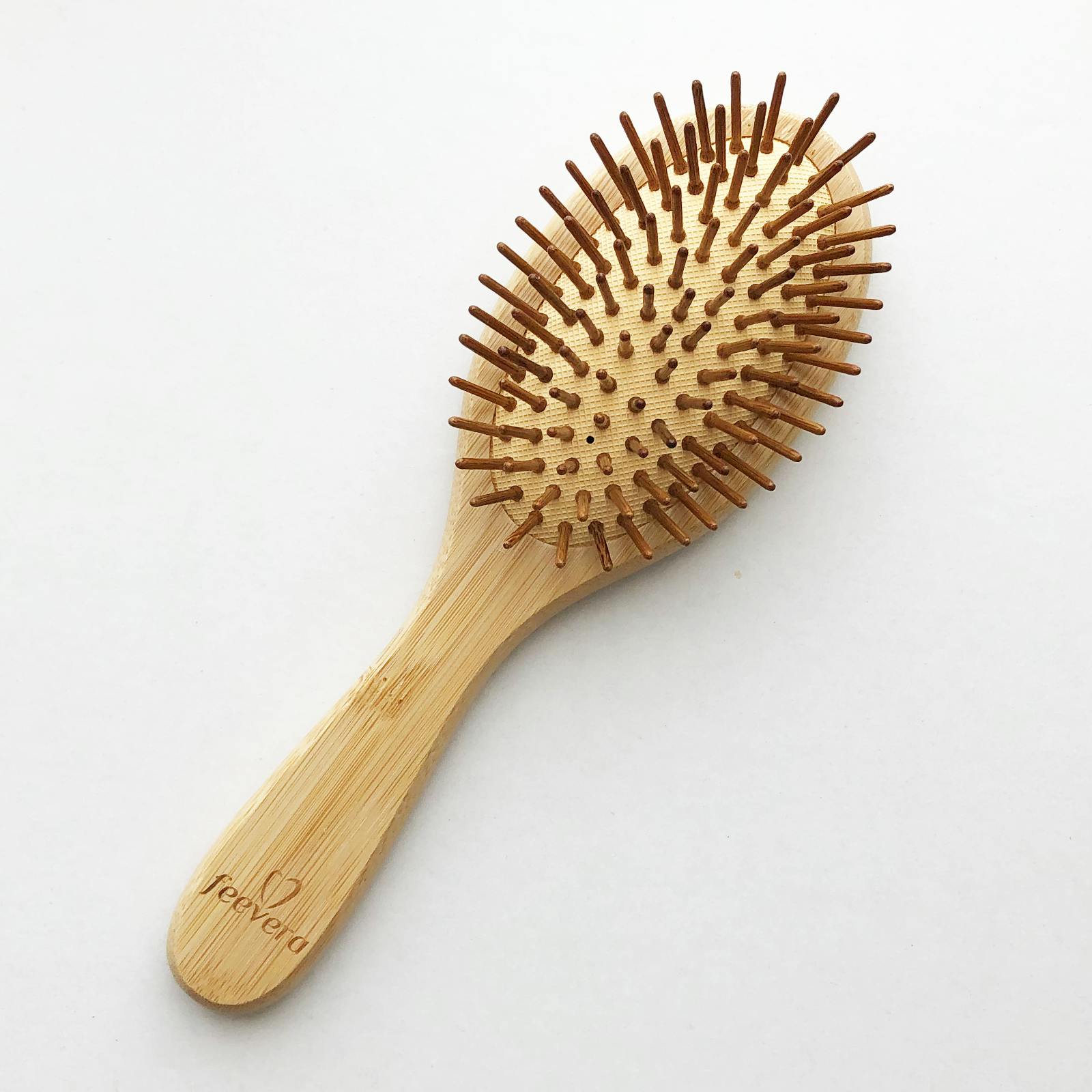 天然竹ヘアブラシmedium