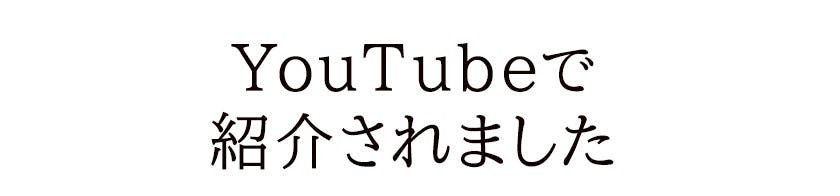 YouTubeで紹介されました