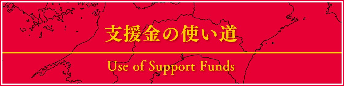 支援金の使い道