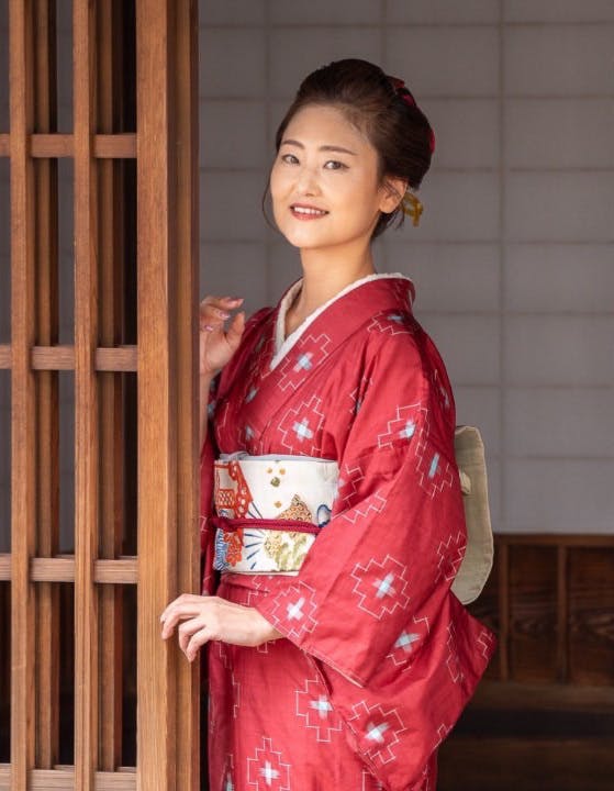 兎(47)千葉県の魅力を伝える 着物被写体さんの写真