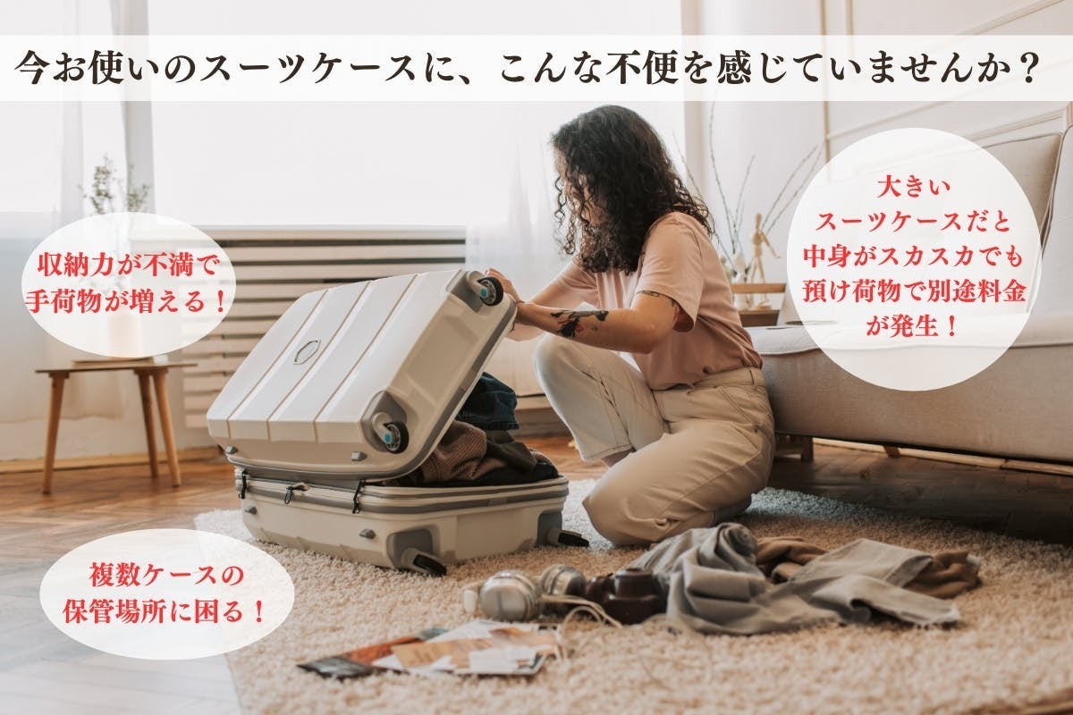 サイズ変更可能!旅好きの『欲しい』を詰め込んだ多機能スーツ サイズ変更可能!旅好きの『欲しい』を詰め込んだ多機能スーツ