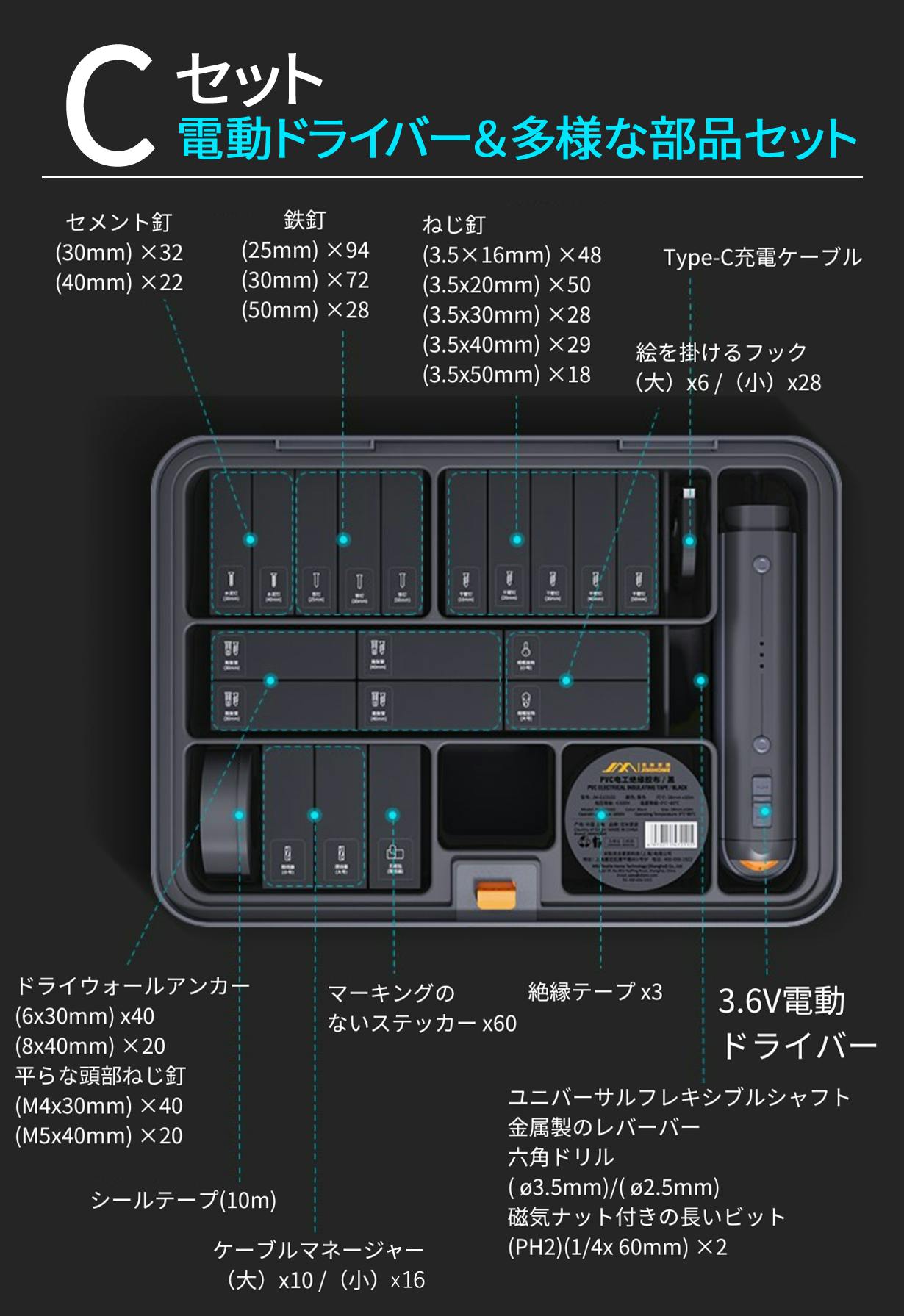 超多機能!大人気ツールを集めた全部入り工具セット【JIMIBOX-X80 超多機能!大人気ツールを集めた全部入り工具セット【JIMIBOX-X80