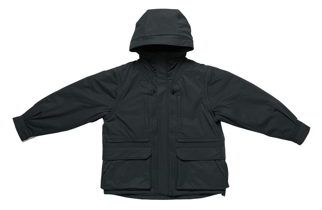 RE:LORE　究極の4WAY手ぶらアウター 外の極寒も室内の暑さも1着で快適！エアロゲル＋グラフェン無敵