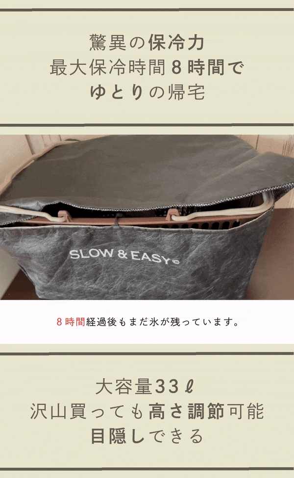 8時間保冷！そのままお会計できる、レジカゴ専用保冷バッグ - CAMPFIRE