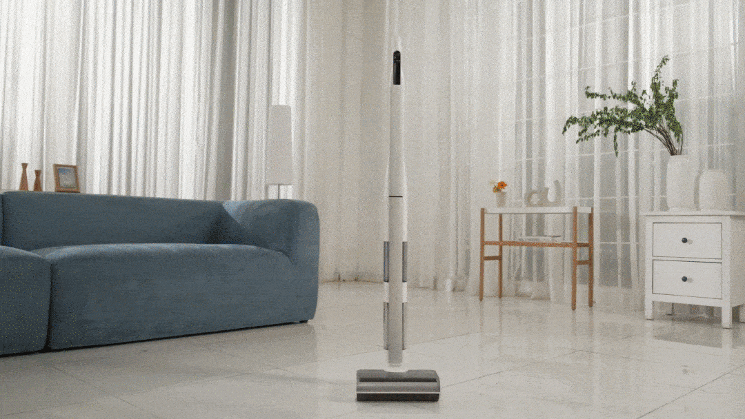 Aquasweep ホコリも液体も一度に吸い上げるオールインワン掃除機 水跡も残さない密着力|ホコリも液体も一度に吸い上げる