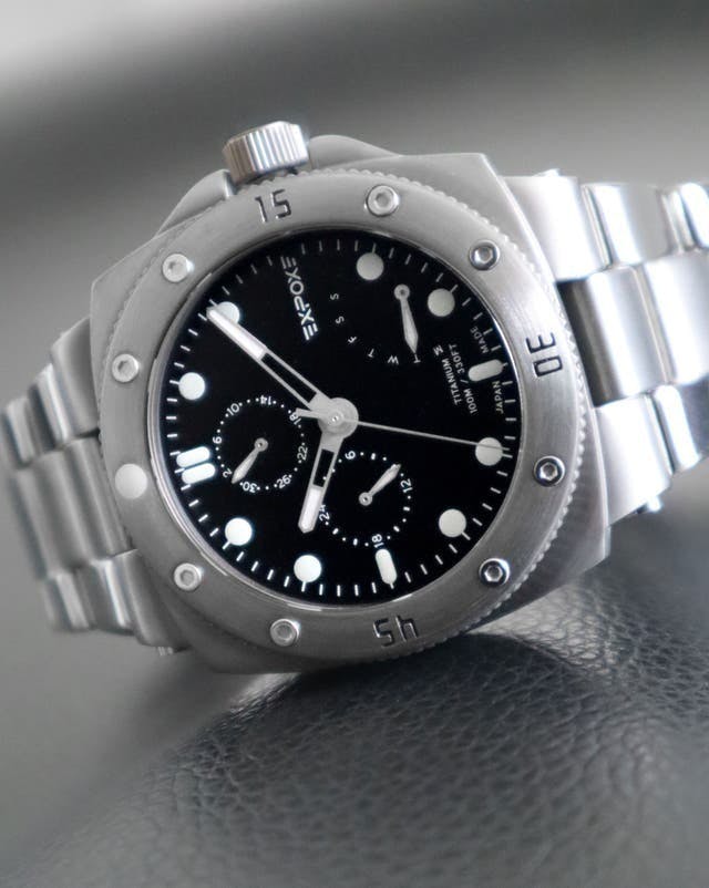 チタン　腕時計　エクスポーゼ　EXPOXE クウォーツ腕時計 5万円以下でコスパ抜群、フルチタン時計】EXPOXE（エクスポーゼ