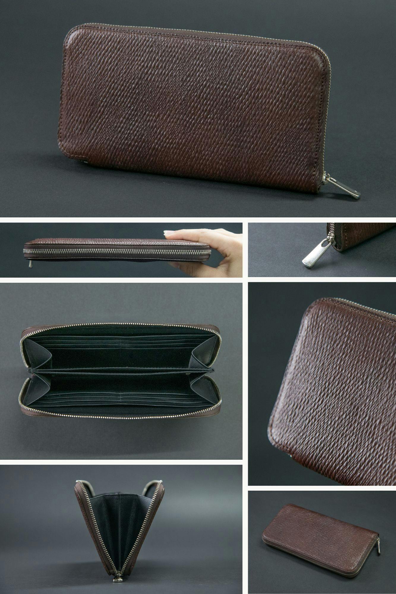 新進工房　ロシアンカーフ長財布 受注生産】ロシアンカーフ 長財布 長財布 mille foglie 通販