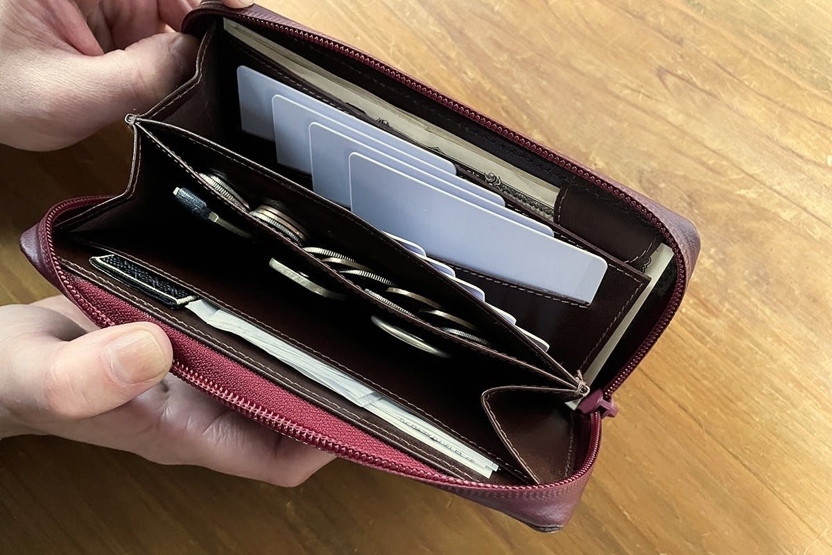 [Hallelujah] クラウドファンディング　本革  長財布   TIDY 長財布 本革 l字ファスナー TIDY レディース | ハレルヤ