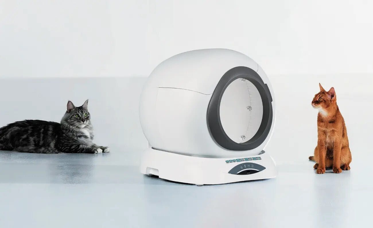 IoTで自動清掃！猫のトイレ革命『Ti+ M』スマートトイレ登場！清潔で