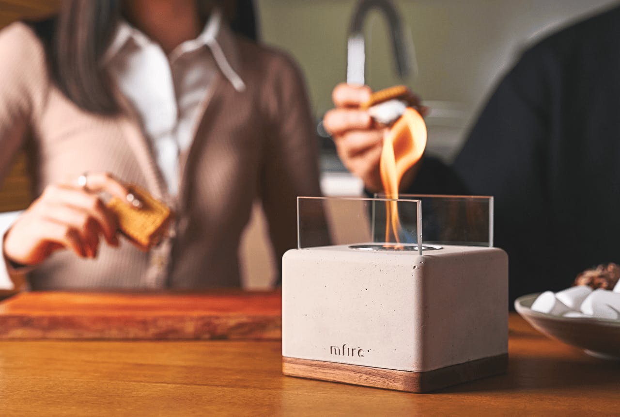 大好評第4弾】10秒で炎のゆらめく生活を。無煙無臭、お家で手軽