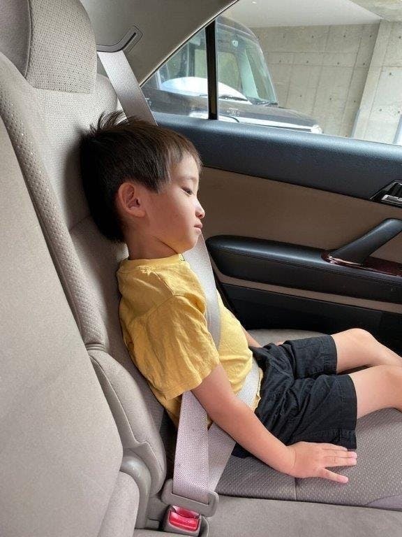 110センチ 後部座席