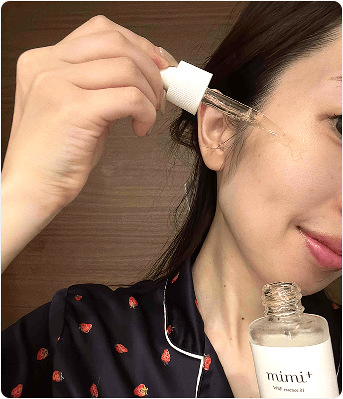 環境ストレスに負けない、アラサー女子に透明感を。シミくすみにmimi+