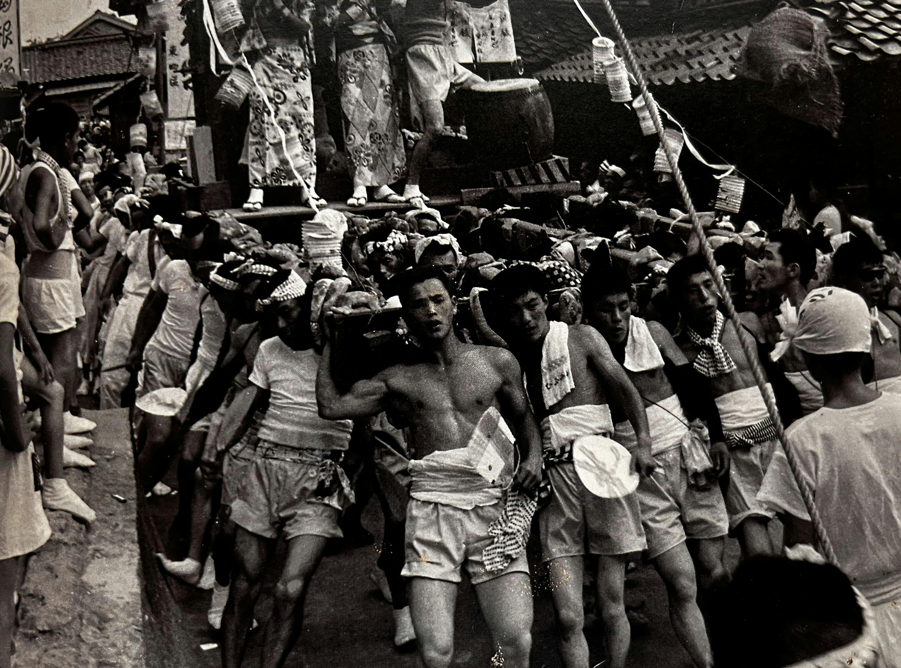 昭和37年、石崎奉燈祭の熱気