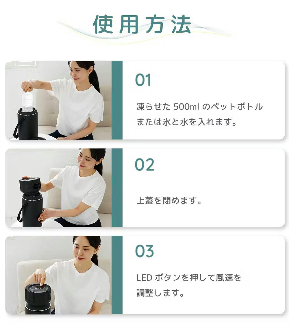 好評につきアンコール！】電気を使わないエコな冷風機「ドライ