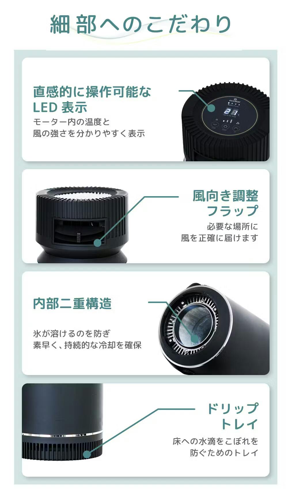 [送料無料] ecostar ドライクーラー Ver3 冷風機　最新型 楽天市場】【1000円OFFクーポン】ドライクーラー Ver3｜冷風機