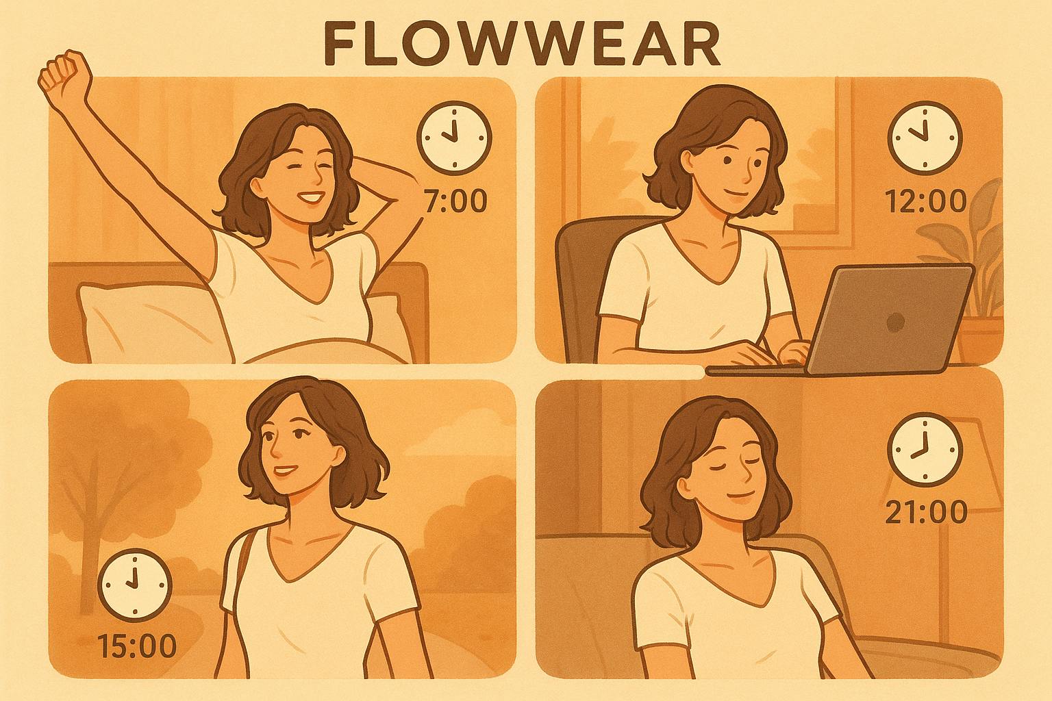 1日の使用シーン