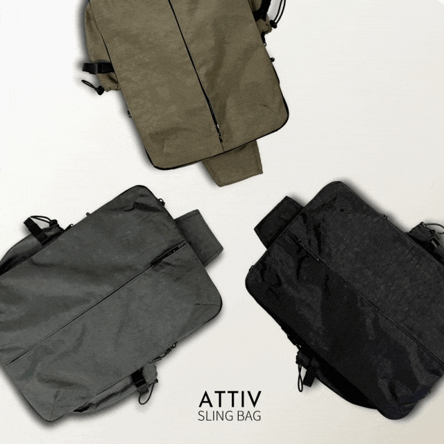 多機能スリングバッグ「ATTIV」 14インチPCも一泊荷物も！多機能スリング「ATTIV」は大容量