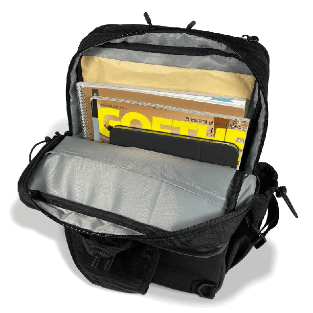 14インチPCも一泊荷物も！多機能スリング「ATTIV」は大容量なのに