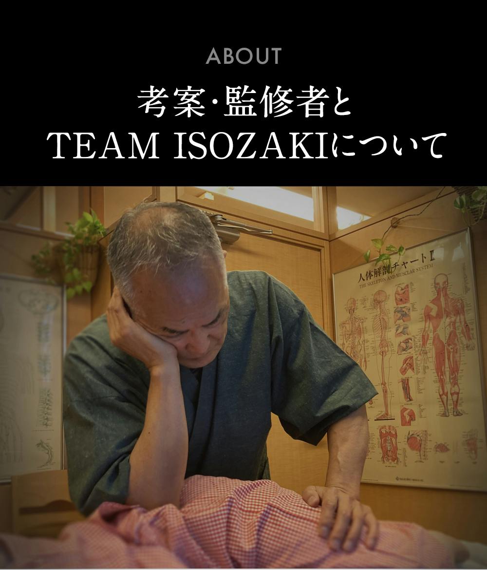 考案・監修者とTEAM ISOZAKIについて