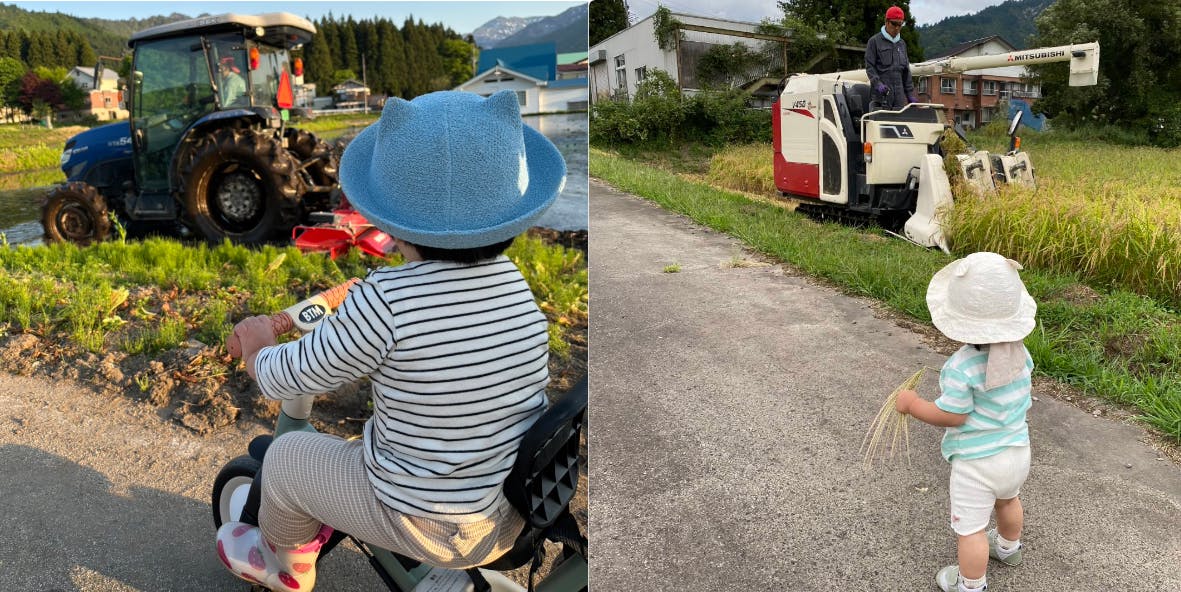 娘に見守られて・妻撮影