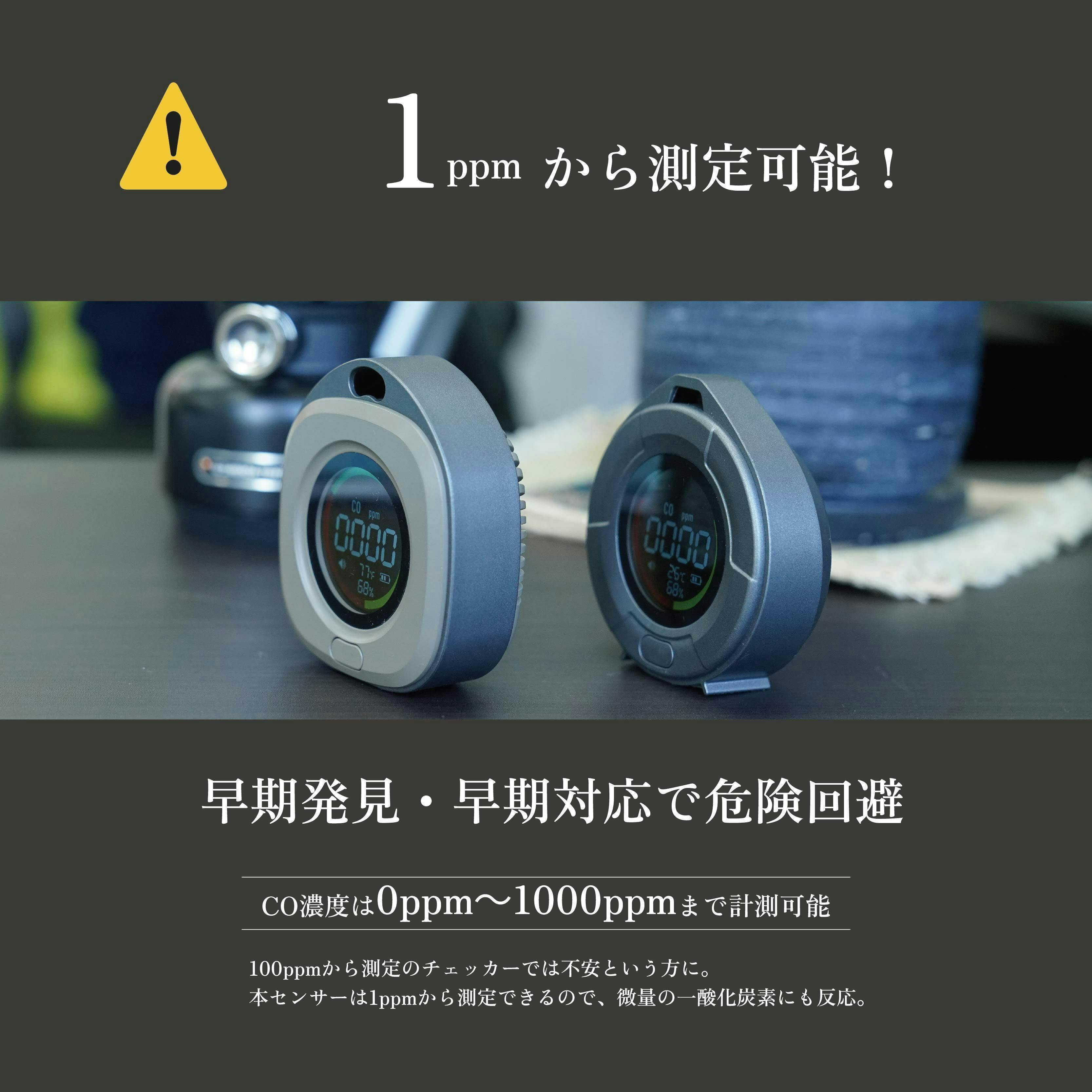 日本製センサー搭載】沢田テント「一酸化炭素チェッカー」に待望の