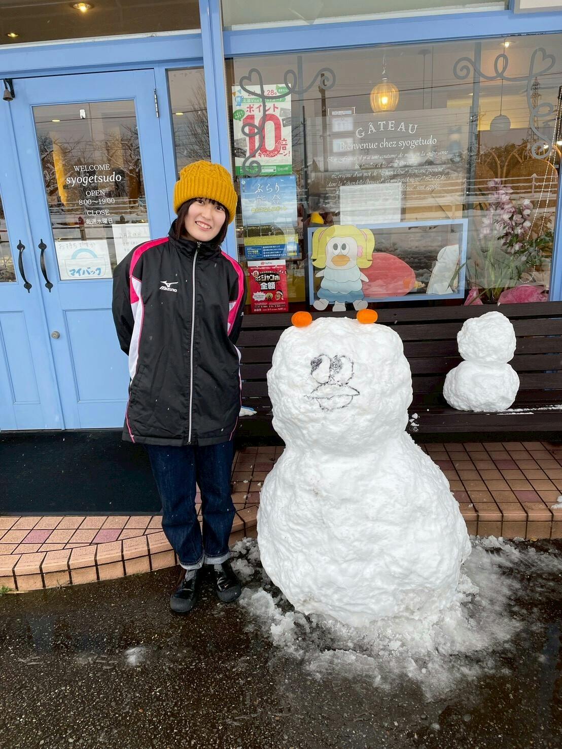 雪だるまの写真