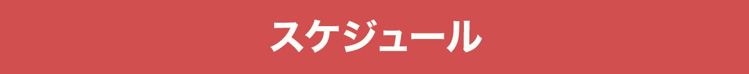 スケジュール